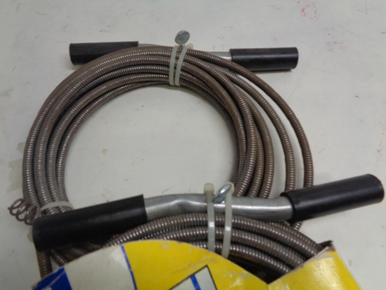 2 PACK NEW BRASSCRAFT SINK/BATH DRAIN CLEANING TOOL 25ft LONG 3/8" DIAMETER R22