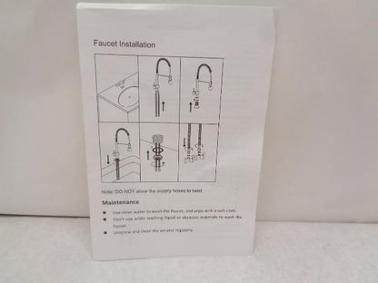 BRAND NEW CHROME SINGLE HANDLE HOT & COLD MIXER BATHROOM SINK FAUCET R29