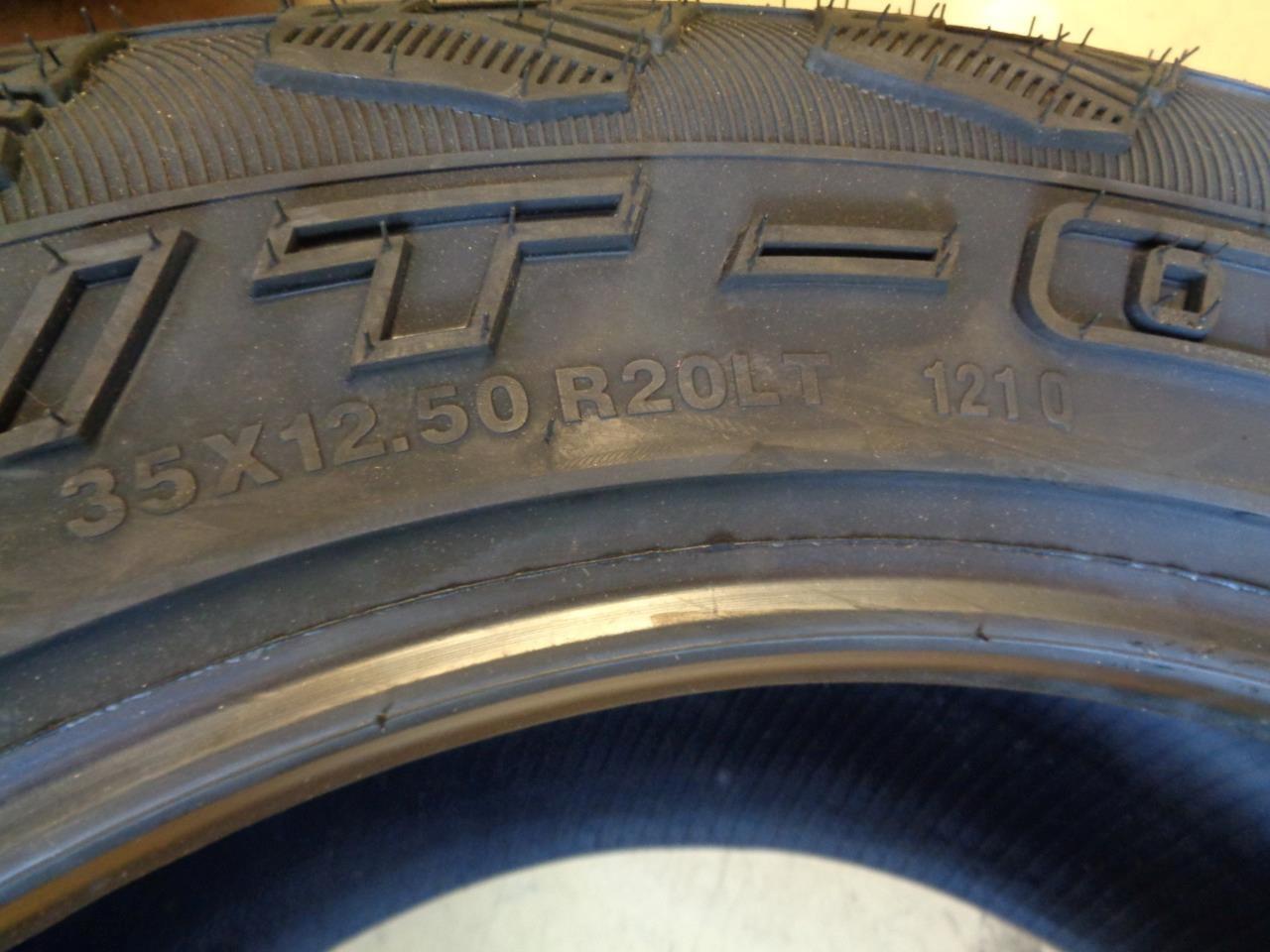 2 ACCELERA M/T-01 BSW LT 35 12.5 20 121Q LRE 10PLY TIRE 1200040694 BQ4