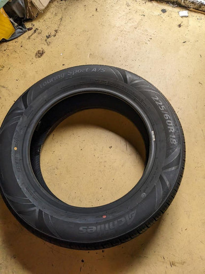 ACHILLES TOURING SPORT A/S P 225 60 18 100V SL TIRE ATP36 CQ3