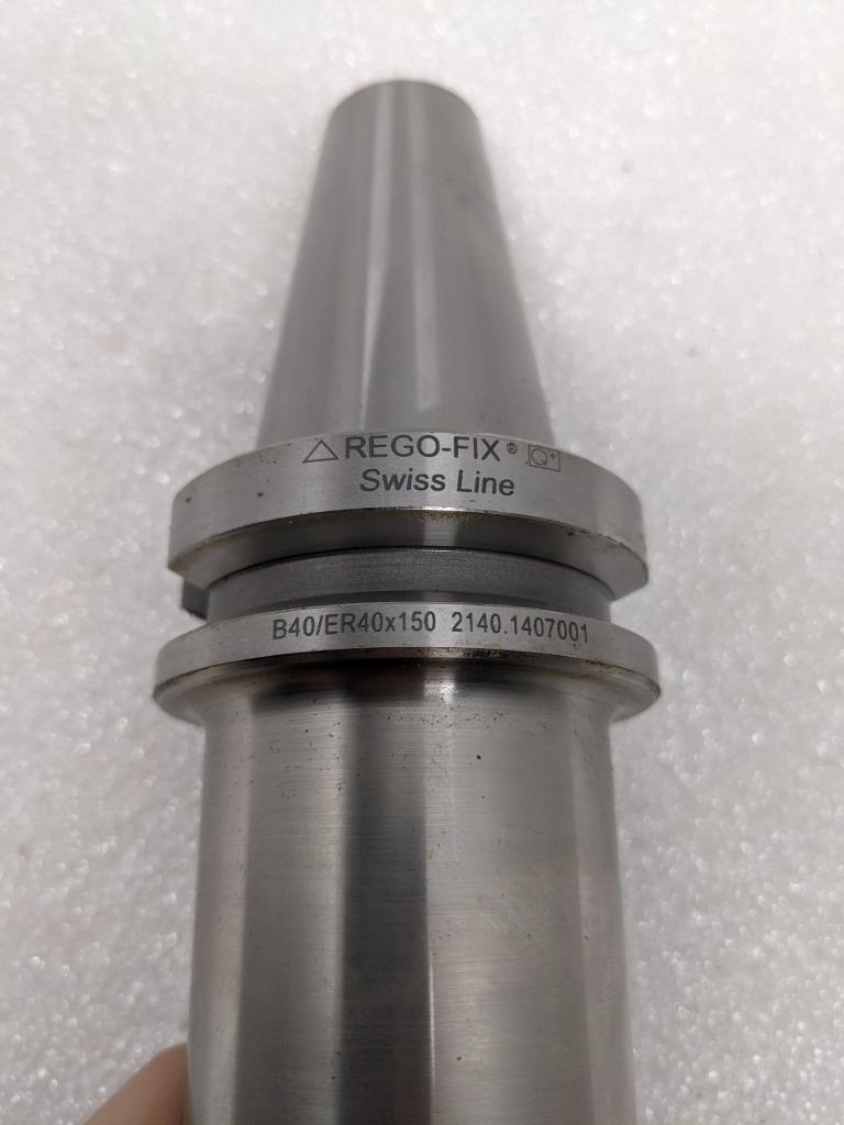 REGO-FIX BT40/ER40X150MM BT40 COLLET CHUCK X ER40 - 150MM PROJECTION NEW #2 R27