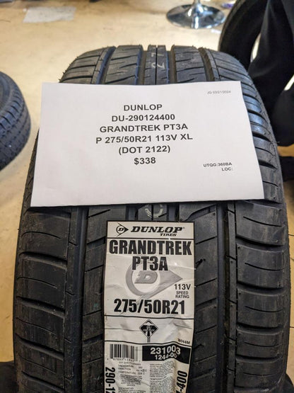 DUNLOP GRANDTREK PT3A P 275 50 21 119V SL TIRE 290124400 CQ2