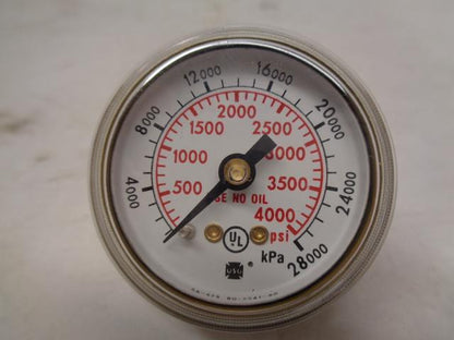 NEW AMETEK USG 0-4000 psi 0-28000 kPa PRESSURE GAUGE 266209A R17
