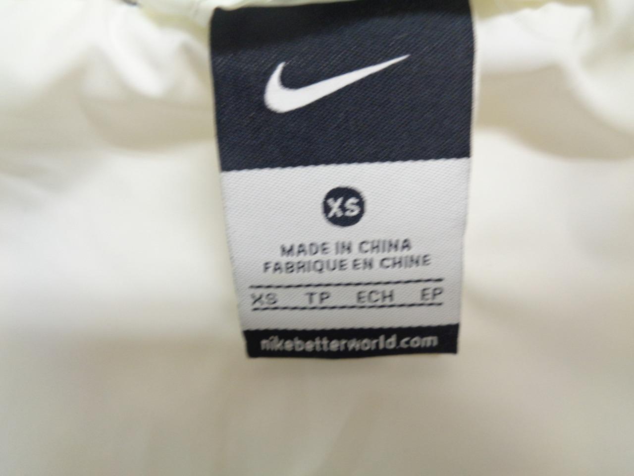 NEW WOMENS NIKE TRAINING JACKET WHITE SIZE XS 485937 SR