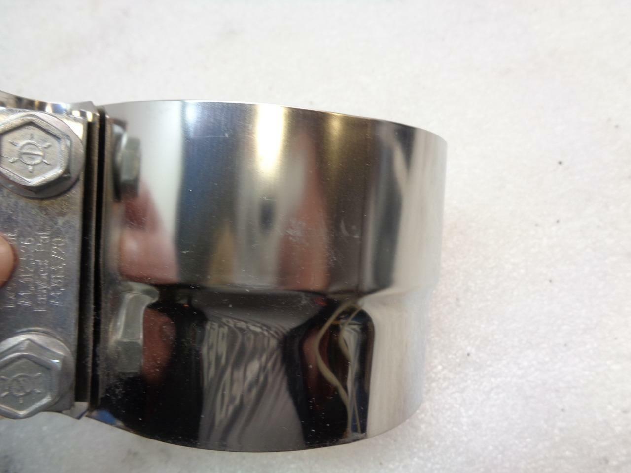 2 PACK NELSON INDUSTRIES TORCTITE 4'' EXHAUST CLAMPS WITH HARDWARE 90366A-10 R10