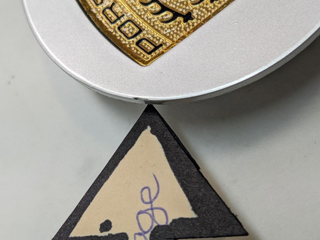 PORSCHE GRAY COLORED CENTER CAP (2) 7L5601149 NEW R21T2