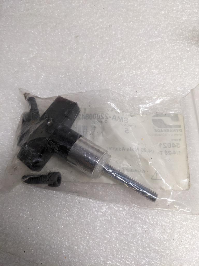 DYNABRADE 01845 AIR MOTOR 7200 RPM & DYNALINE SANDER 57407 2-3/4"X8" NEW BSR3.1