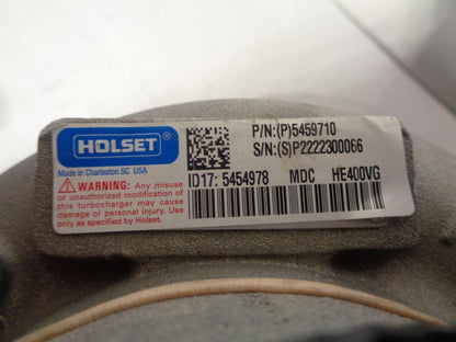 GENUINE CUMMINS HOLSET 5459710 TURBOCHARGER AND KITS W/O ACTUATOR HE400VG NEW E2