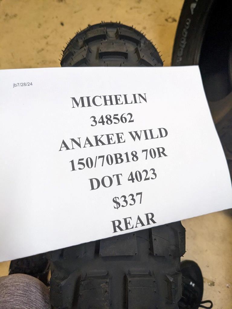 MICHELIN ANAKEE WILD 150 70 18 70R REAR   MOTORCYCLE TIRE 348562 CQ3
