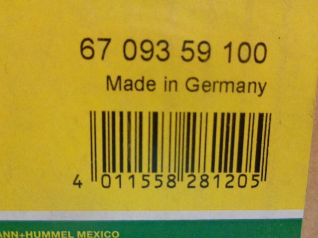NEW MANN FILTER Cartridge (Air Filter) H 34 2240 R6