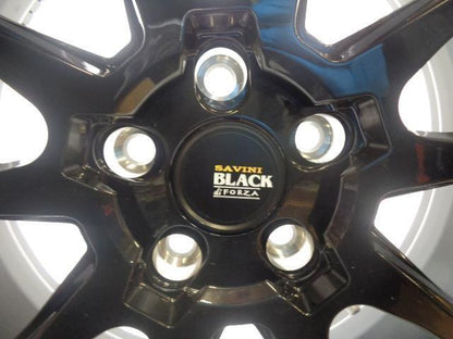NEW SAVINI BLACK DI FORZA BM-12 GLOSS BLACK WHEEL 18X8.5 ET15 5X115 WR