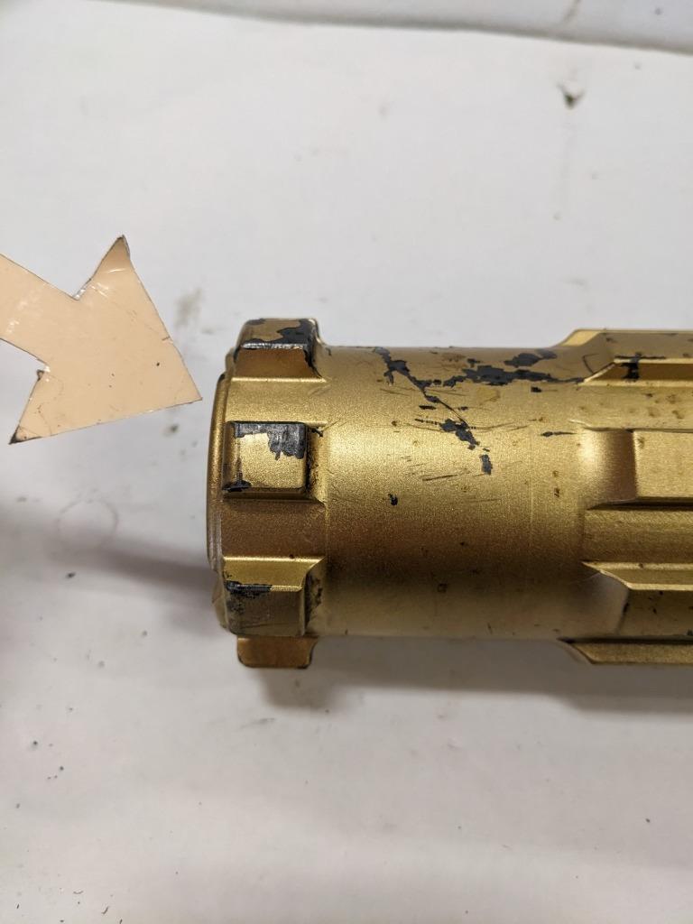 SANDVIK  62-542-412HF HAMMER DRILL BUTTON BIT 4-3/4" HEAD DIAM. 1' LONG BSRG6