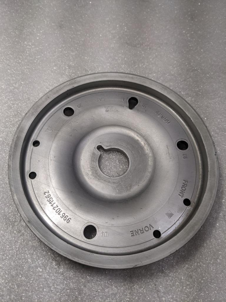 PORSCHE 987 BOXSTER HARMONIC BALANCER CRANKSHAFT PULLEY 99610211562 USED 996BGL