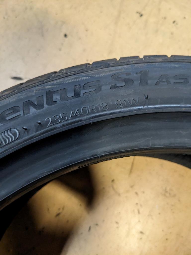 2 HANKOOK VENTUS S1 AS P 235 40 18 91W SL TIRES 1025517 CQ3