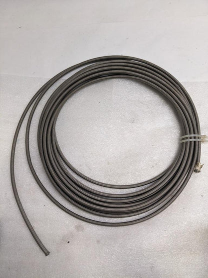 UNBRANDED BRAIDED METALLIC BRAKE HOSE 61' TEFLON LINED 5/16" OD 3/16" ID NEW R3