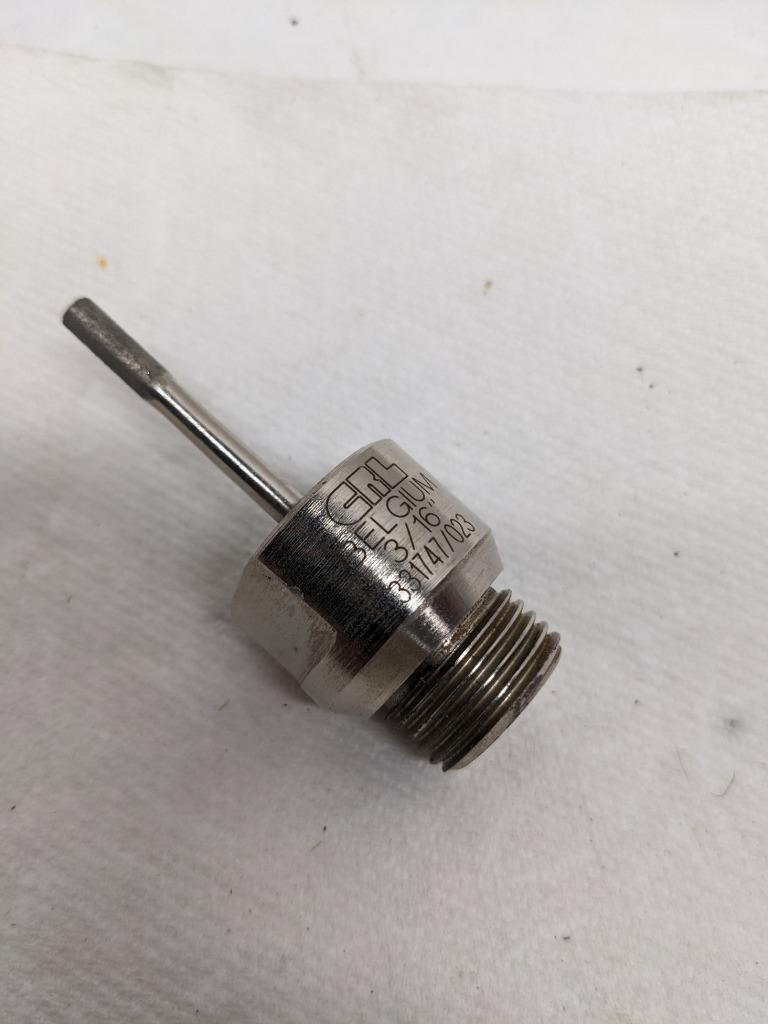 CRL HBT316 331747/023 3/16" BELGIAN THREAD ELECTRO-FORMED DIAMOND DRILL NEW D0