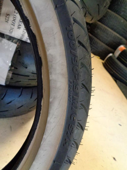 1 FRONT MOTORCYCLE TIRE METZELER ME888 MARATHON ULTRA WWW 100 90 19 87H 2407800