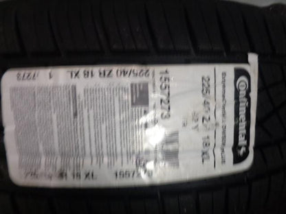 18X8 BMW 5 SPOKE STYLE WHEEL W/ CONTINENTAL EXTREME CONTACT 225/40ZR18 NEW SR