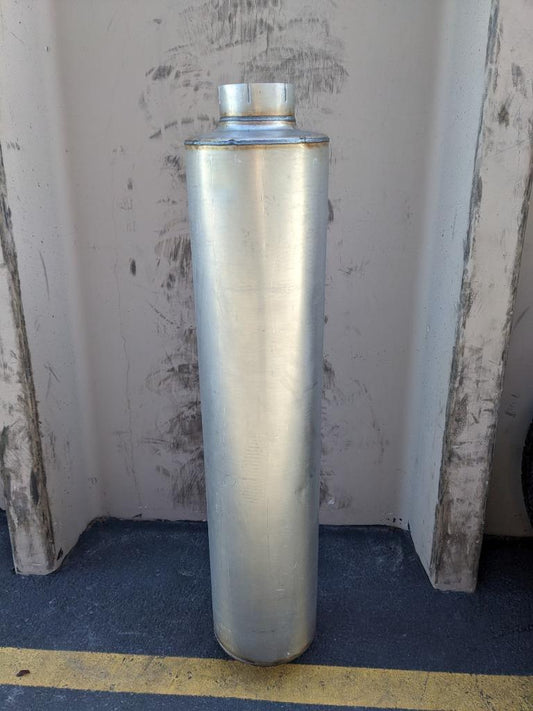 UNBRANDED EXHAUST MUFFLER 50-5/8" OVERALL LENGTH 5" INLET 12/23 NEW B2