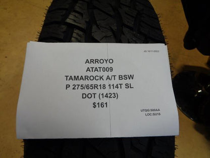 ARROYO TAMAROCK A/T BSW P 275 65 18 114T SL TIRE ATAT009 BQ4