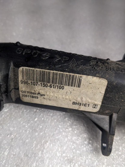 PORSCHE 996 997 OIL FILLER PIPE HOSE W CRANKCASE O-RING 99610715061 USED 996BGL