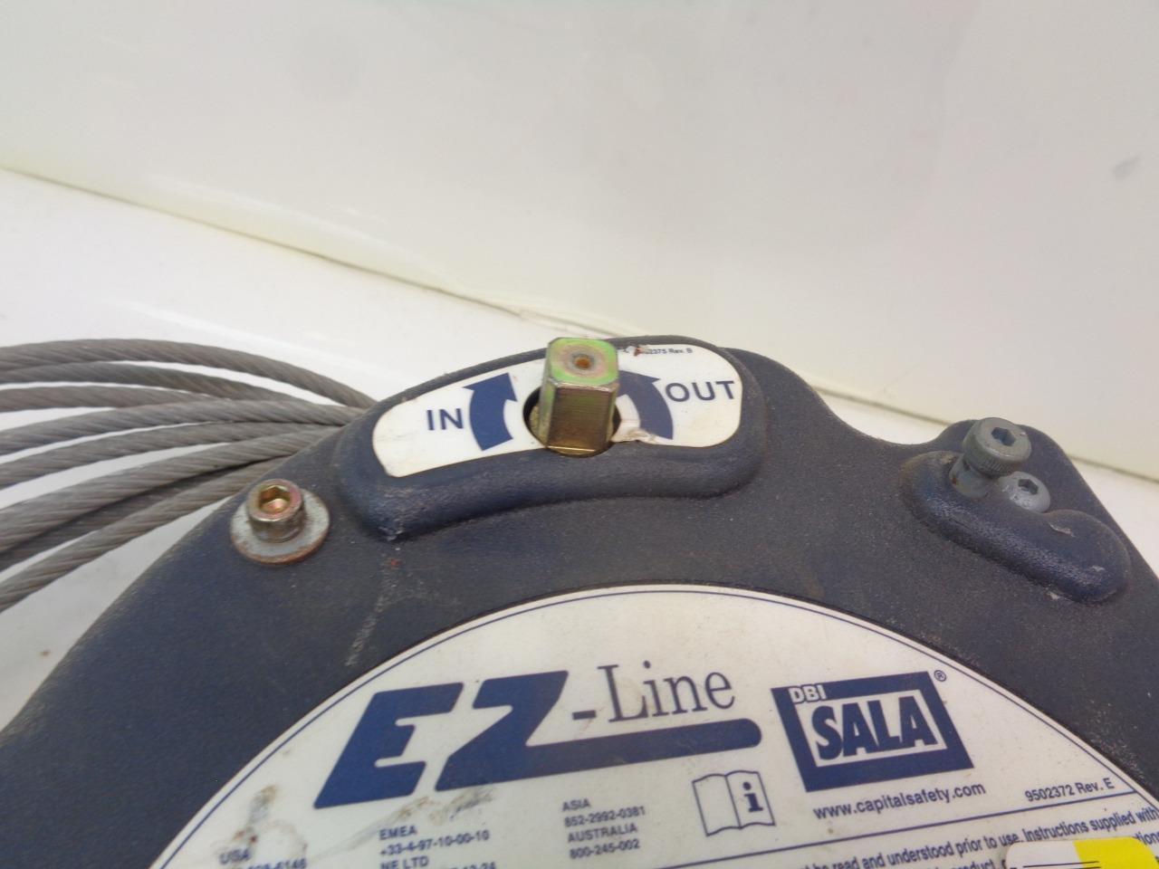 DBI-SALA EZ-LINE RETRACTABLE 60 FT LIFELINE 7605060 NEW H2