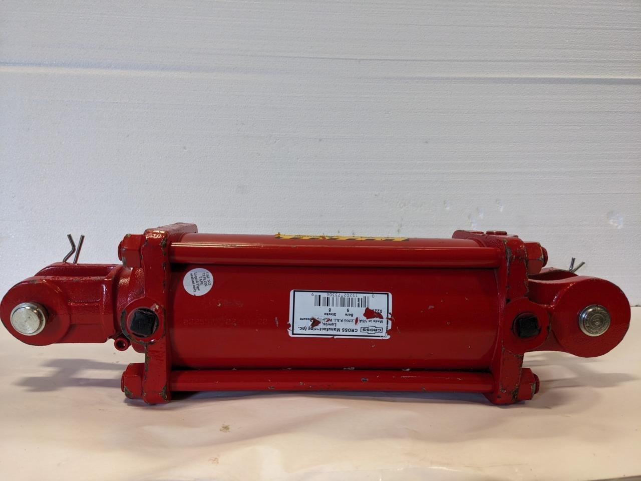 CROSS MANUFACTURING HYDRAULIC CYLINDER 022557 BORE-5 STROKE-8  BSRG5