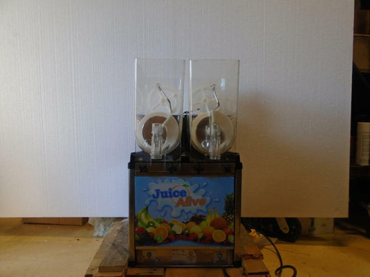 USED Juice Alive Two Bowl Fast Freeze Granita Dispenser ID2.2 BSR