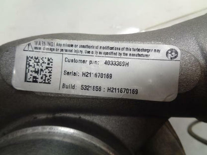 Holset Cummins 5.9 BT HX35 3779711 4033369 4033369H Turbo Turbocharger NEW