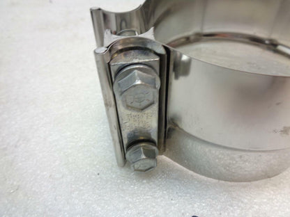 2 PACK NELSON INDUSTRIES TORCTITE 4'' EXHAUST CLAMPS WITH HARDWARE 90366A-10 R10