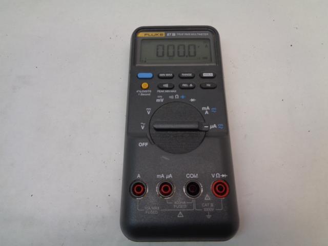 USED FLUKE 87 III TRUE RMS MULTIMETER 1000V-AC TEST EQUIPMENT R6