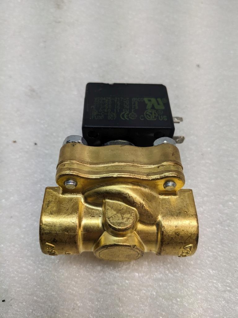 ASCO SCXE220A021 PILOT OPERATED STEAM SOLENOID VALVE 1/2" ORIFICE NEW R27