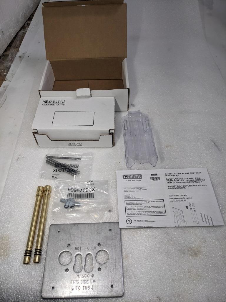 DELTA R4700-FL FLOOR MOUNTED TUB FILLED ROUGH IN VALVE NEW R27