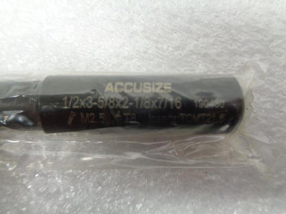 ACCUSIZE 4PCS/SET 90 DEG 1/2" INDEXABLE INSERT BORING BAR SET WITH 2627-9104 R22