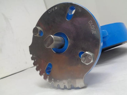 NEW PRATT 8" DI BUTTERFLY VALVE BF-8681 RUBBER SEATED STAINLESS STEEL DISC R18