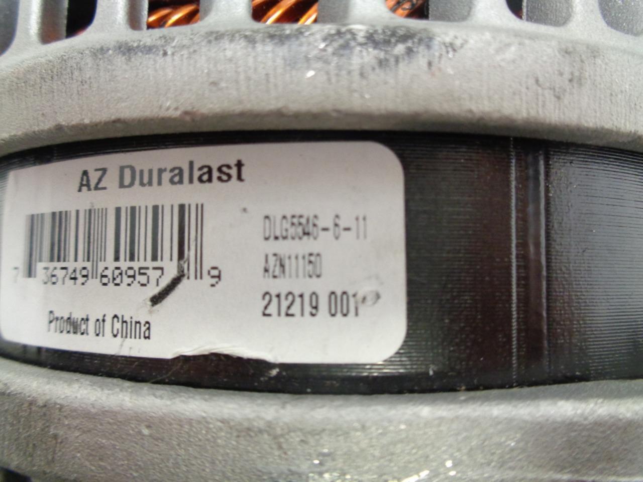 USED DURALAST GOLD ALTERNATOR 12V DLG5546-6-11 FOR ACURA/HONDA R14B1