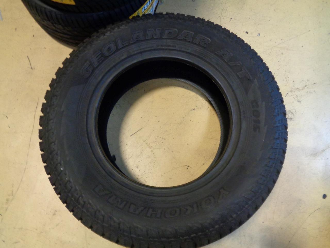 2 YOKOHAMA GEOLANDAR AT G015 BSW P 275 65 17 115H SL TIRES 110101579 BQ4