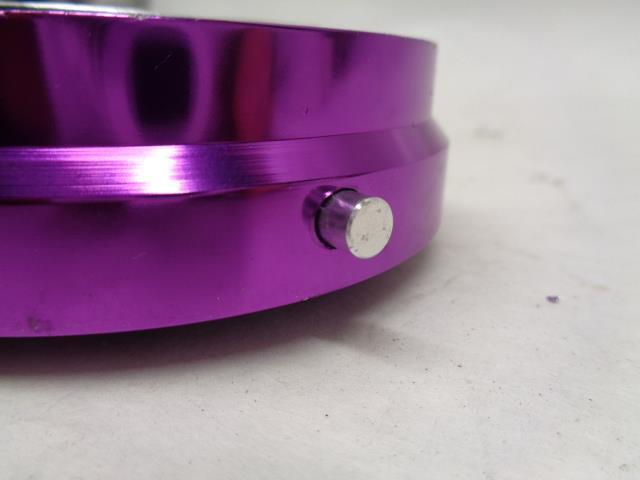 AJP SLIM QUICK RELEASE RACING STEERING WHEEL ADAPTER HUB KIT PURPLE QR-003PR R16