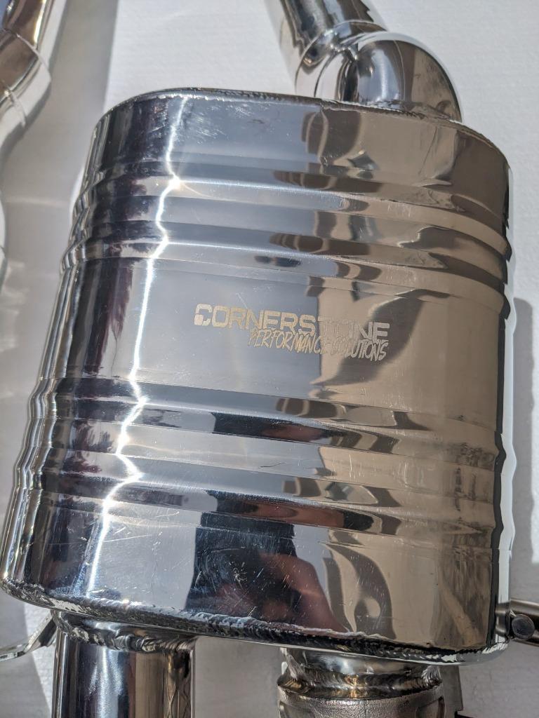 PARTIAL CORNERSTONE CPS-CBE-C7SS 3" CATBACK EXHAUST KIT FOR 14-19 C7 NEW B2