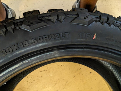 VENOM POWER TERRA HUNTER MT LT 33 13.5 22 116Q LRF 12PLY TIRE CVPMT22 CQ3