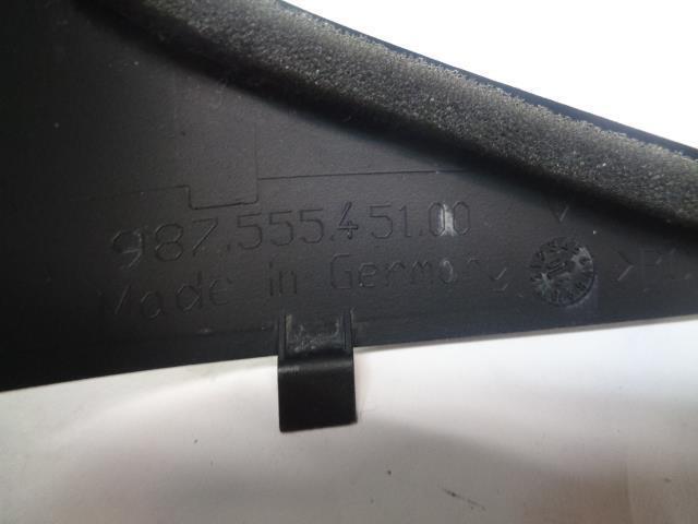 PORSCHE CAYMAN 987 06-12 SAFETY BELT BEZEL LEFT DRIVER 987 555 451 00 R20