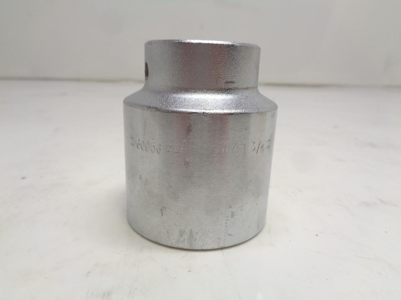 NEW BLACKHAWK 1 3/4" 12-POINT SOCKET CHROME 60056 R22