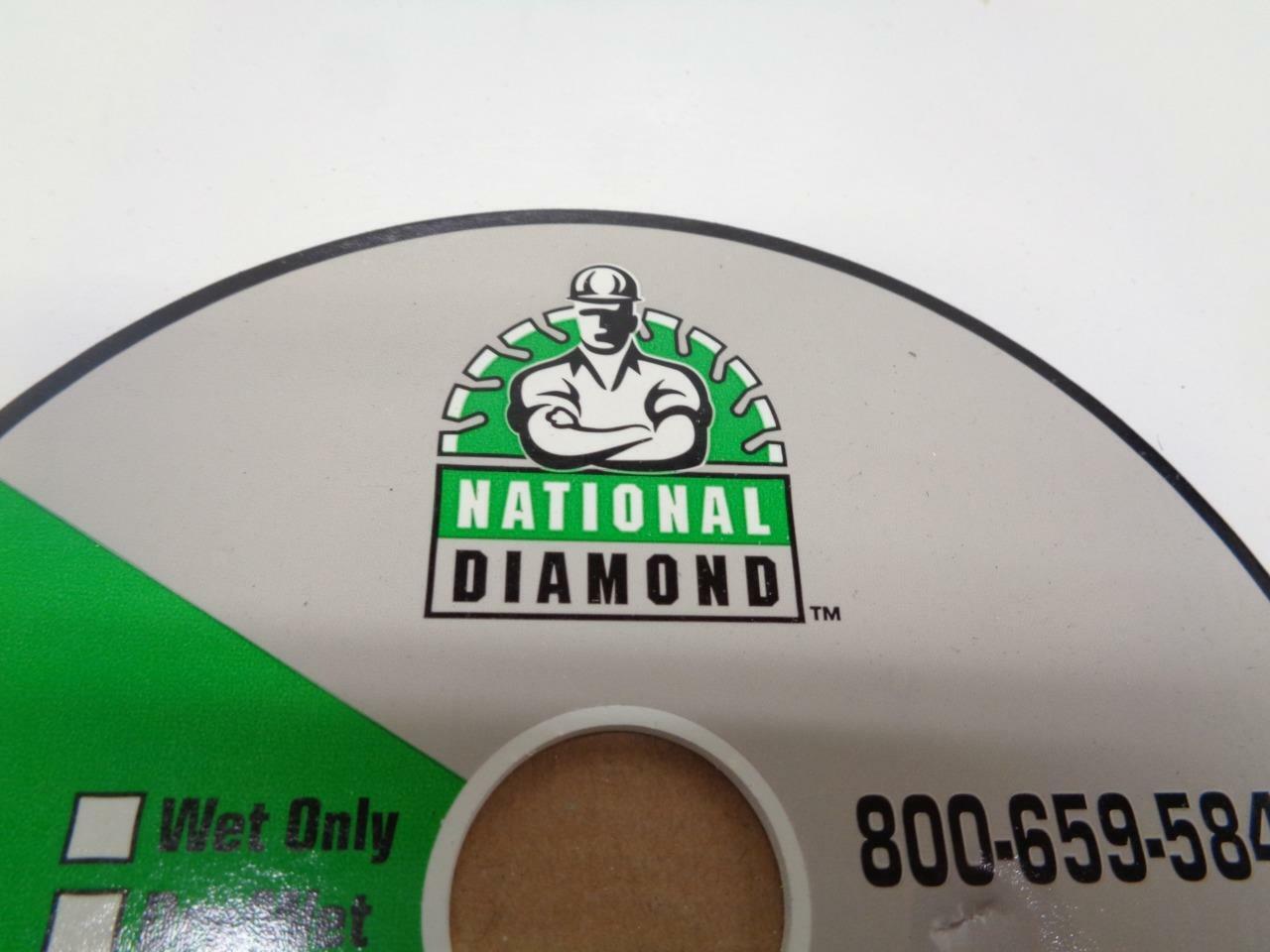 NEW NATIONAL DIAMOND 14" SAW BLADE SP1T1