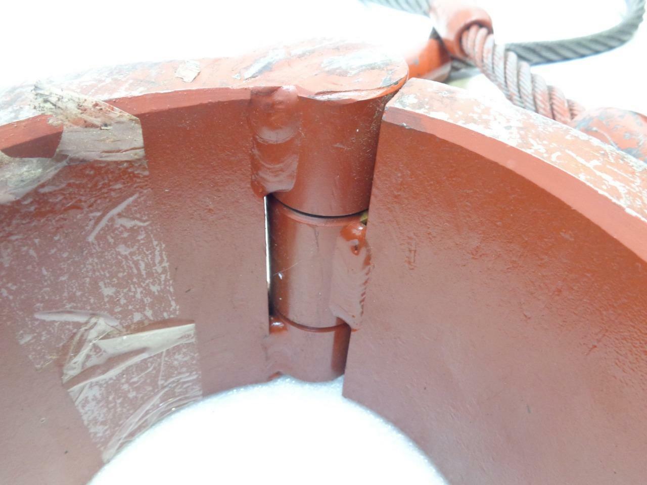 NEW INDUSTRIAL SHACKLE CHOKER JOINT W/ WIRE ROPE SLINGS 5.7 TON (UNBRANDED) H1