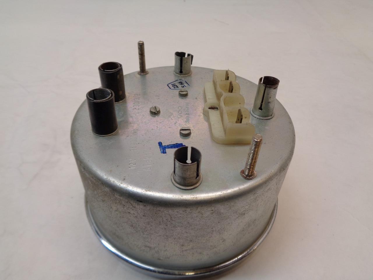 GENUINE PORSCHE 65-69 912 VDO GREEN RPM TACHOMETER 90274130201 R23TE