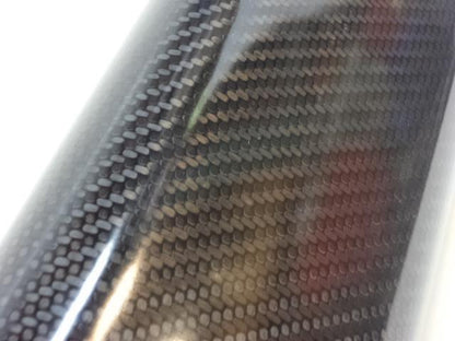 1 NEW 18.5" TRIANGLE CARBON FIBER MOTORCYCLE EXHAUST SLIP ON COVER R16