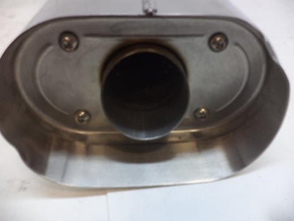 1 USED S&S OVAL STYLE PAIR OF EXHAUSTS CHROME PLATED FOR TOURING 66-190 R16