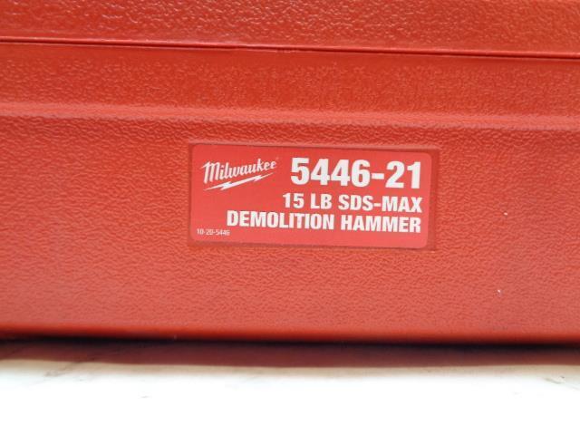 NEW MILWAUKEE 5446-21 1-3/4" 15LBS SDS MAX DEMOLITION HEAVY DUTY HAMMER  BSR35