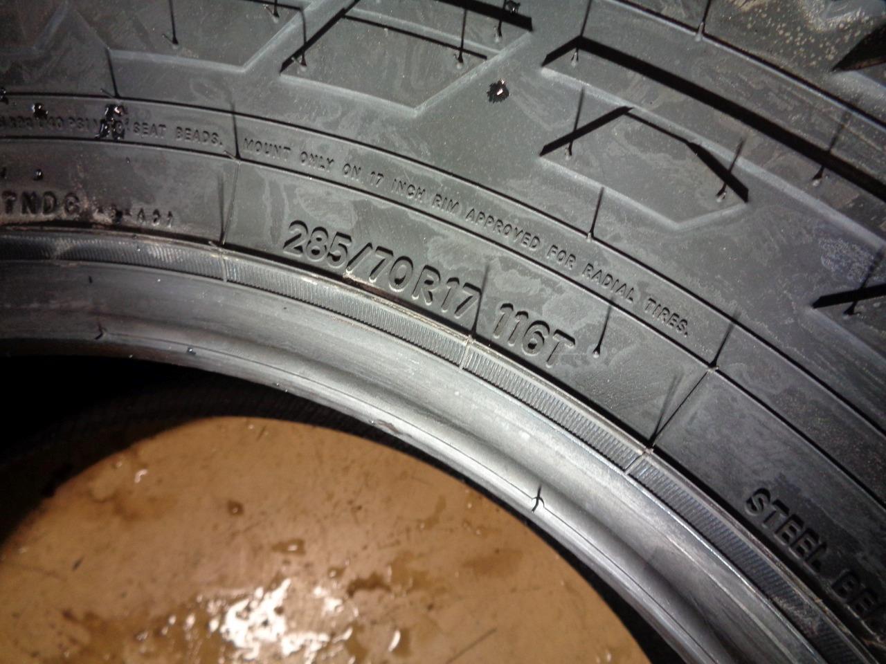 NITTO NOMAD GRAPPLER P 285 70 17 116T XL TIRE 212330 BQ4