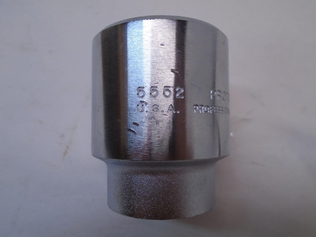 NEW STANLEY PROTO 3/4 IN. DR. SOCKET 1-5/8 IN. 12 PT. 5552 R22